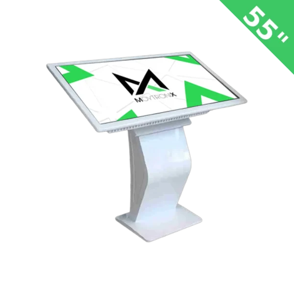 55" Windows PCAP Touch Screen Kiosk White
